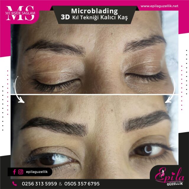 Nazilli - Microblading 3D Kıl Tekniği Kalıcı Kaş Kontürü