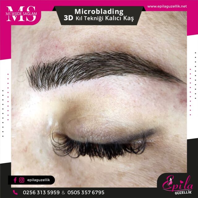 Nazilli - Microblading 3D Kıl Tekniği Kalıcı Kaş Kontürü