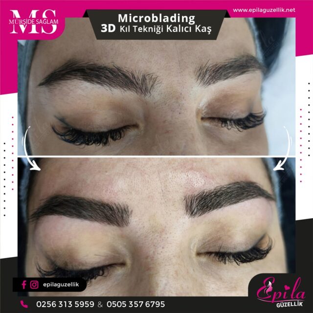 Nazilli - Microblading 3D Kıl Tekniği Kalıcı Kaş Kontürü