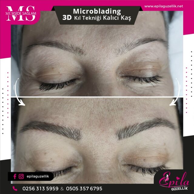 Nazilli - Microblading 3D Kıl Tekniği Kalıcı Kaş Kontürü