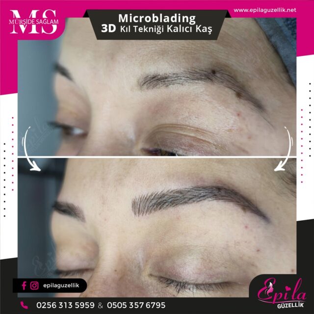 Nazilli - Microblading 3D Kıl Tekniği Kalıcı Kaş Kontürü