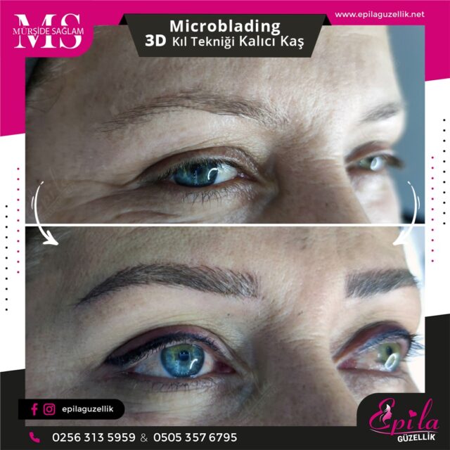 Nazilli - Microblading 3D Kıl Tekniği Kalıcı Kaş Kontürü