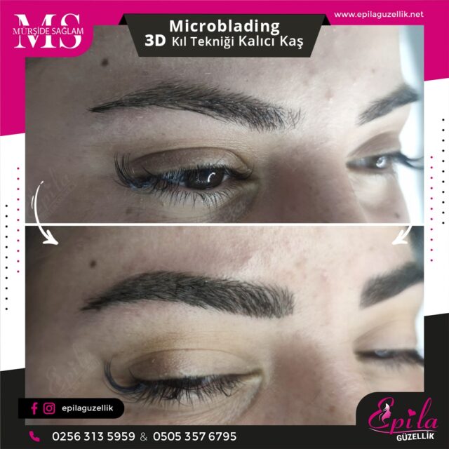 Nazilli - Microblading 3D Kıl Tekniği Kalıcı Kaş Kontürü