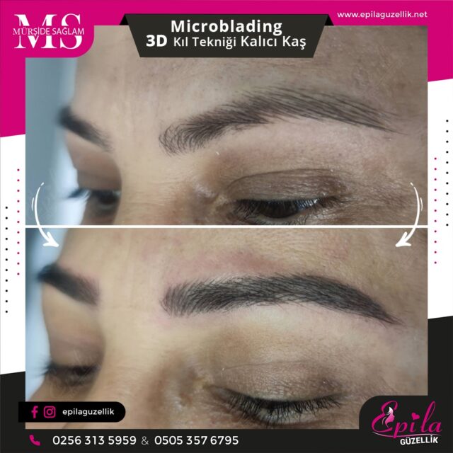 Nazilli - Microblading 3D Kıl Tekniği Kalıcı Kaş Kontürü