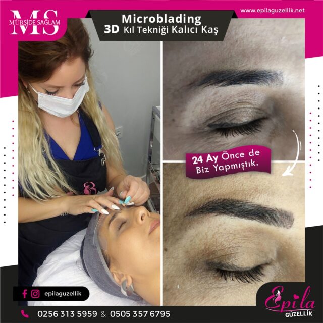 Nazilli - Microblading 3D Kıl Tekniği Kalıcı Kaş Kontürü