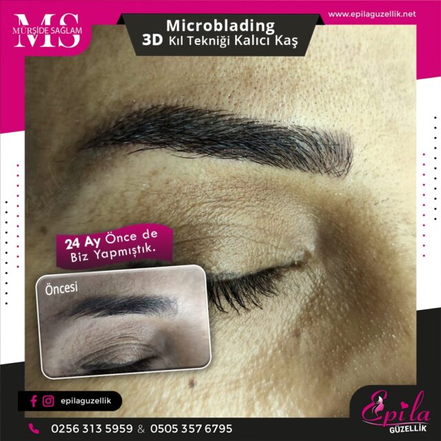 Nazilli - Microblading 3D Kıl Tekniği Kalıcı Kaş Kontürü