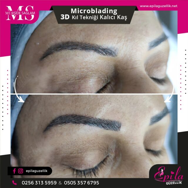 Nazilli - Microblading 3D Kıl Tekniği Kalıcı Kaş Kontürü