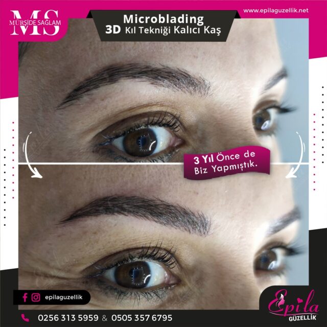 Nazilli - Microblading 3D Kıl Tekniği Kalıcı Kaş Kontürü