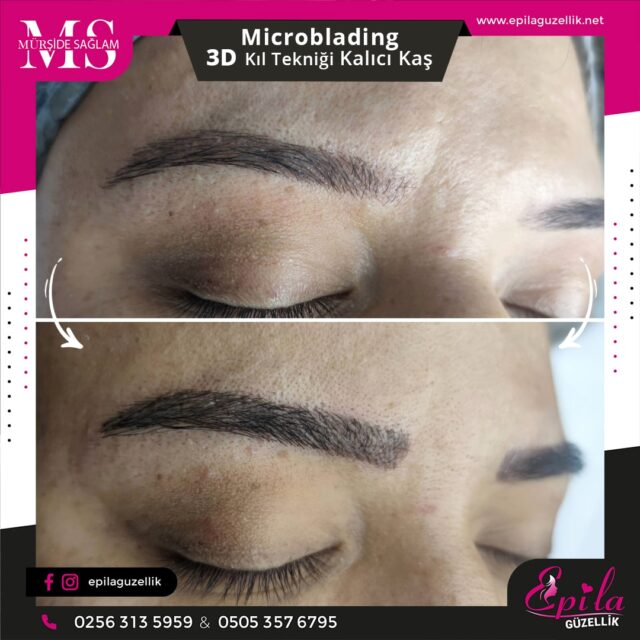 Nazilli - Microblading 3D Kıl Tekniği Kalıcı Kaş Kontürü