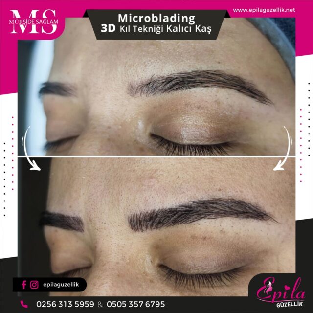 Nazilli - Microblading 3D Kıl Tekniği Kalıcı Kaş Kontürü