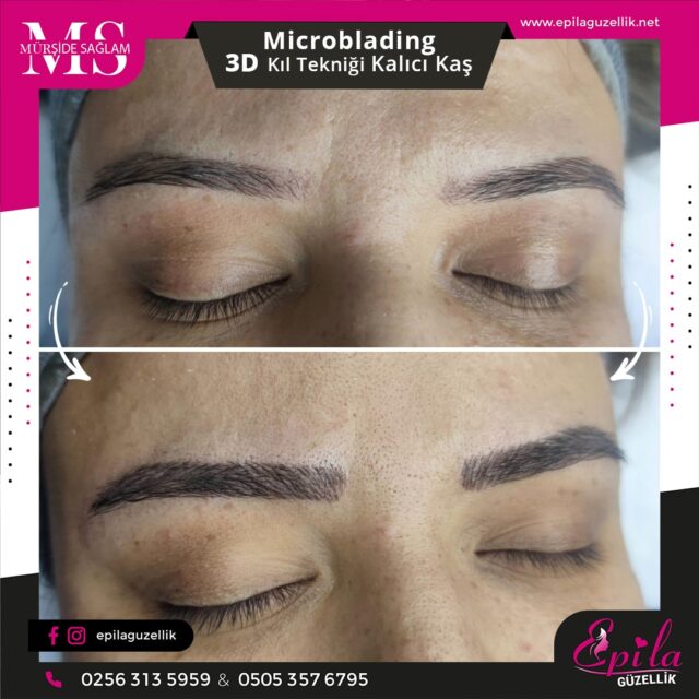 Nazilli - Microblading 3D Kıl Tekniği Kalıcı Kaş Kontürü