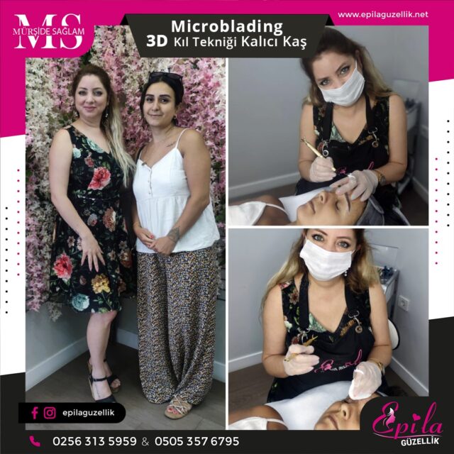 Nazilli - Microblading 3D Kıl Tekniği Kalıcı Kaş Kontürü