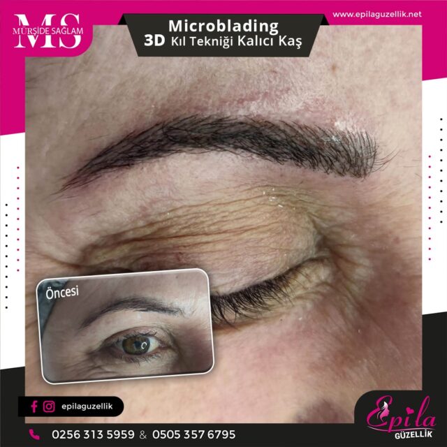 Nazilli - Microblading 3D Kıl Tekniği Kalıcı Kaş Kontürü