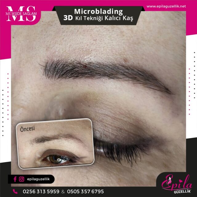 Nazilli - Microblading 3D Kıl Tekniği Kalıcı Kaş Kontürü