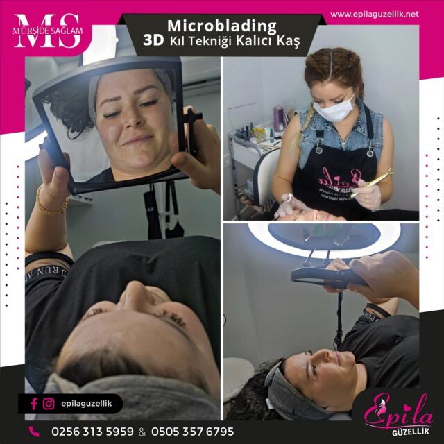 Nazilli - Microblading 3D Kıl Tekniği Kalıcı Kaş Kontürü