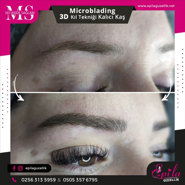 Nazilli - Microblading 3D Kıl Tekniği Kalıcı Kaş Kontürü