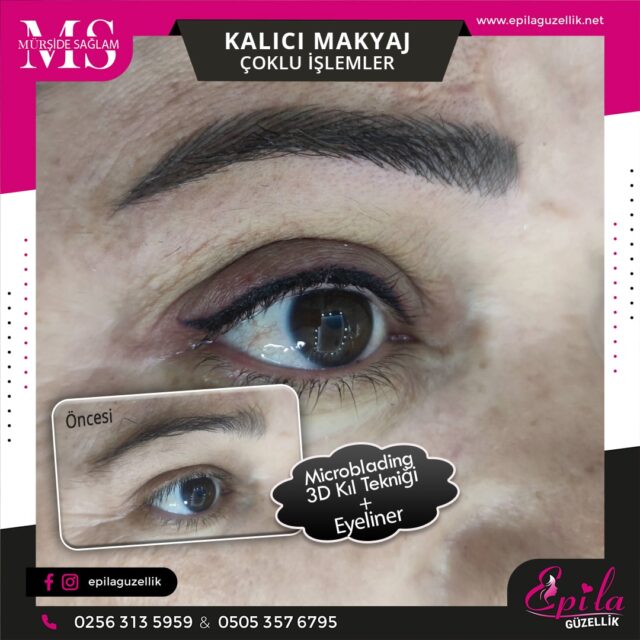 Nazilli - Microblading 3D Kıl Tekniği Kalıcı Kaş Kontürü