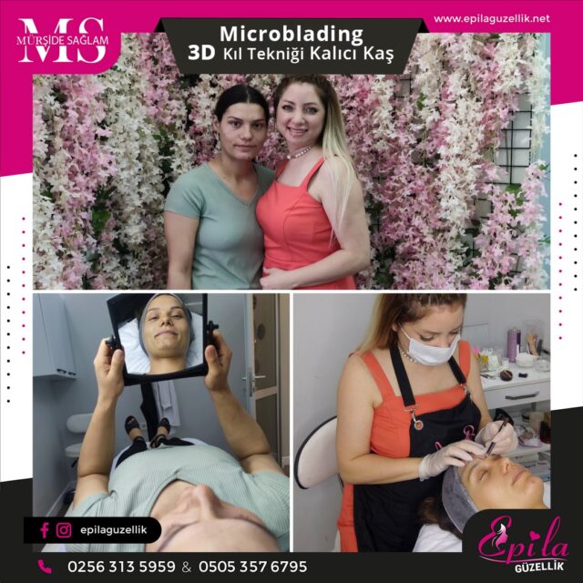 Nazilli - Microblading 3D Kıl Tekniği Kalıcı Kaş Kontürü