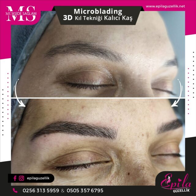 Nazilli - Microblading 3D Kıl Tekniği Kalıcı Kaş Kontürü