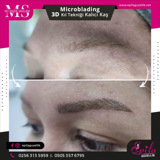 Nazilli - Microblading 3D Kıl Tekniği Kalıcı Kaş Kontürü