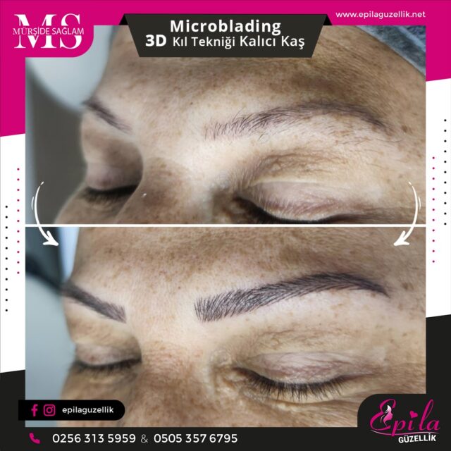 Nazilli - Microblading 3D Kıl Tekniği Kalıcı Kaş Kontürü