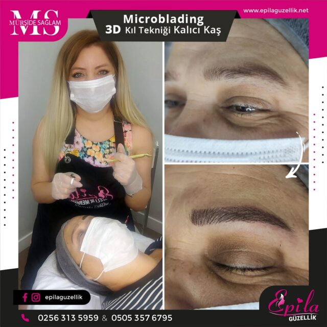 Nazilli - Microblading 3D Kıl Tekniği Kalıcı Kaş Kontürü