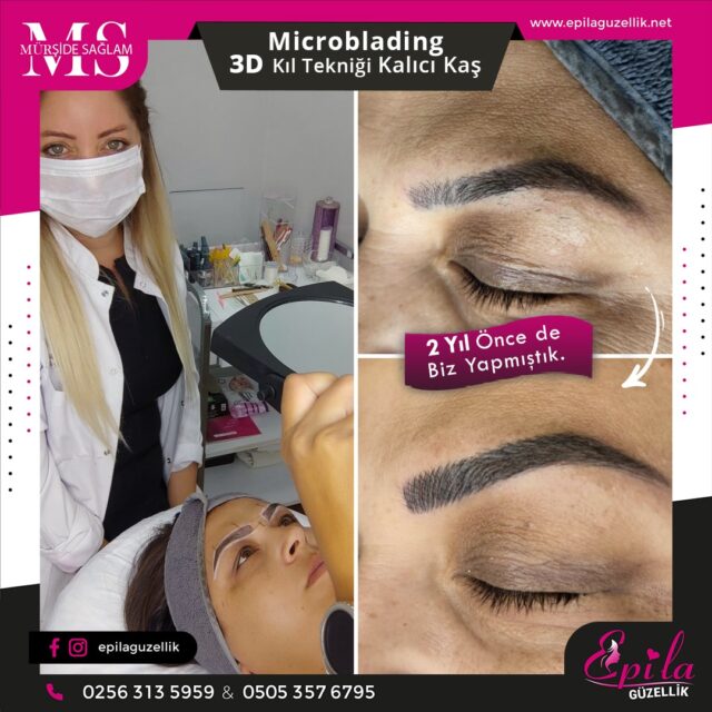 Nazilli - Microblading 3D Kıl Tekniği Kalıcı Kaş Kontürü