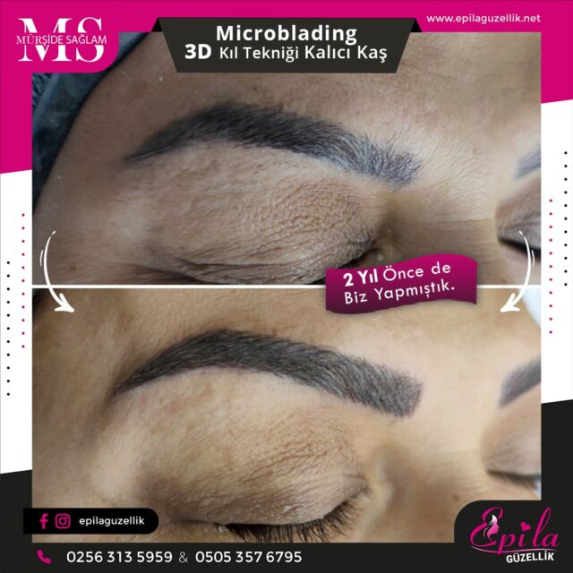 Nazilli - Microblading 3D Kıl Tekniği Kalıcı Kaş Kontürü