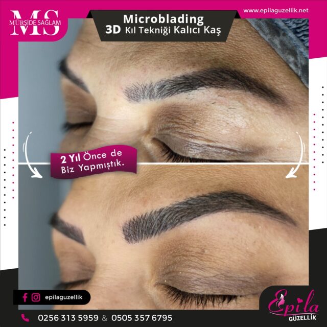 Nazilli - Microblading 3D Kıl Tekniği Kalıcı Kaş Kontürü