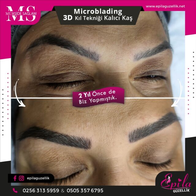 Nazilli - Microblading 3D Kıl Tekniği Kalıcı Kaş Kontürü