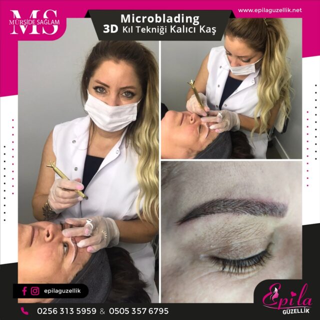 Nazilli - Microblading 3D Kıl Tekniği Kalıcı Kaş Kontürü