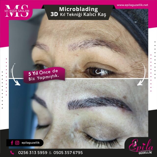 Nazilli - Microblading 3D Kıl Tekniği Kalıcı Kaş Kontürü