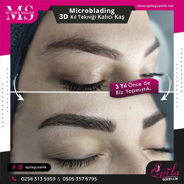 Nazilli - Microblading 3D Kıl Tekniği Kalıcı Kaş Kontürü