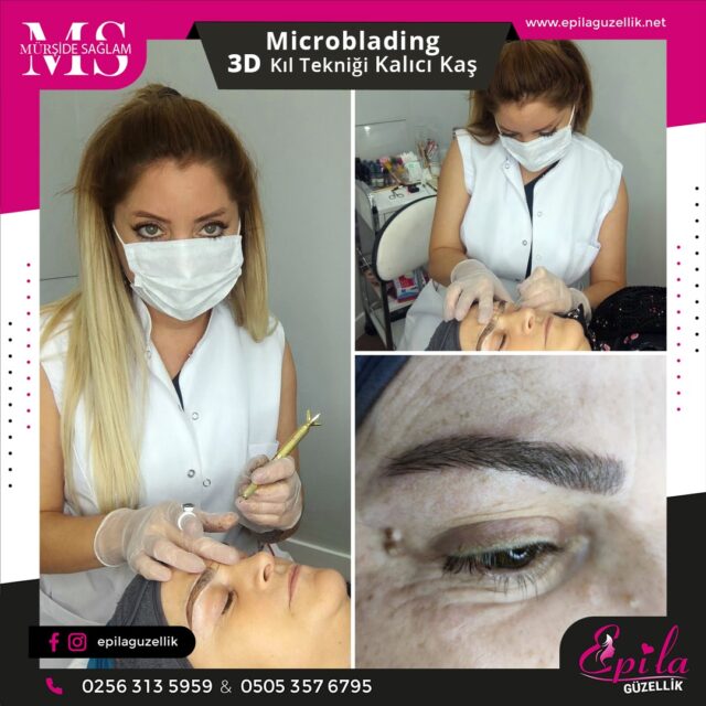 Nazilli - Microblading 3D Kıl Tekniği Kalıcı Kaş Kontürü