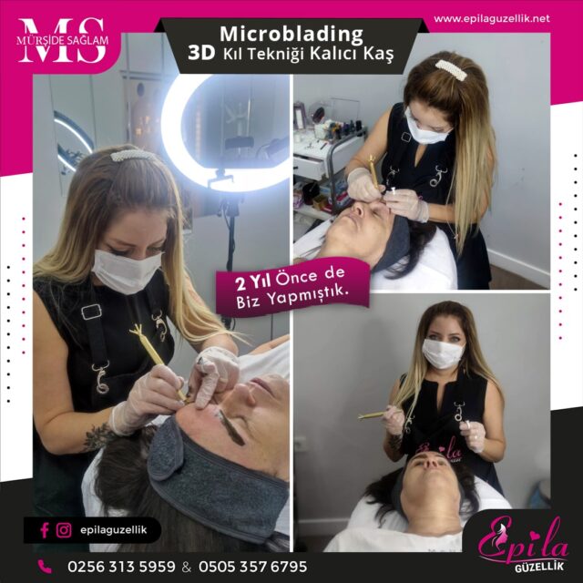 Nazilli - Microblading 3D Kıl Tekniği Kalıcı Kaş Kontürü