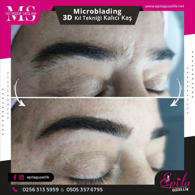 Nazilli - Microblading 3D Kıl Tekniği Kalıcı Kaş Kontürü