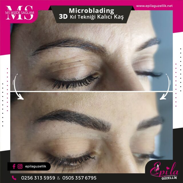 Nazilli - Microblading 3D Kıl Tekniği Kalıcı Kaş Kontürü