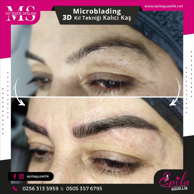 Nazilli - Microblading 3D Kıl Tekniği Kalıcı Kaş Kontürü