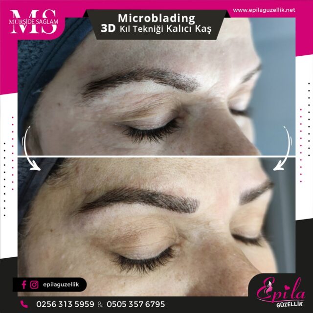 Nazilli - Microblading 3D Kıl Tekniği Kalıcı Kaş Kontürü