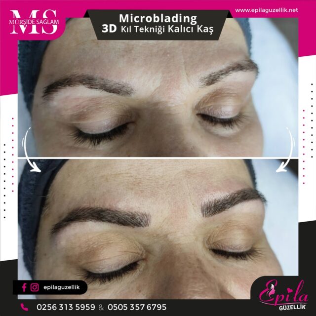 Nazilli - Microblading 3D Kıl Tekniği Kalıcı Kaş Kontürü