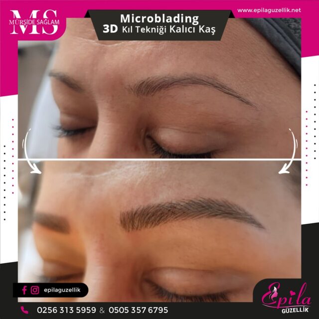 Nazilli - Microblading 3D Kıl Tekniği Kalıcı Kaş Kontürü