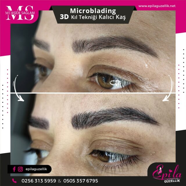 Nazilli - Microblading 3D Kıl Tekniği Kalıcı Kaş Kontürü