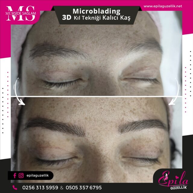 Nazilli - Microblading 3D Kıl Tekniği Kalıcı Kaş Kontürü