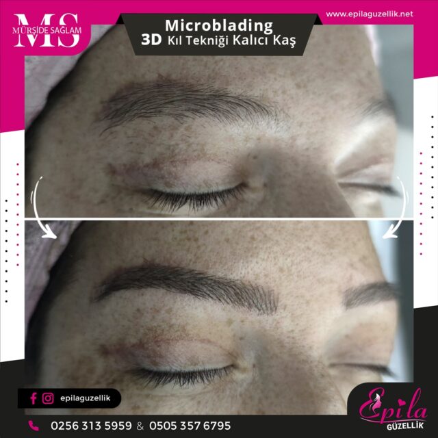 Nazilli - Microblading 3D Kıl Tekniği Kalıcı Kaş Kontürü