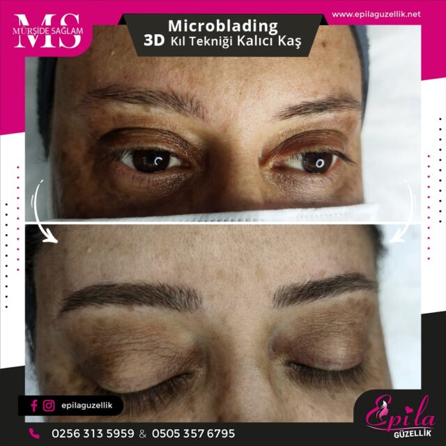 Nazilli - Microblading 3D Kıl Tekniği Kalıcı Kaş Kontürü