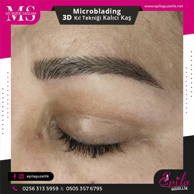 Nazilli - Microblading 3D Kıl Tekniği Kalıcı Kaş Kontürü