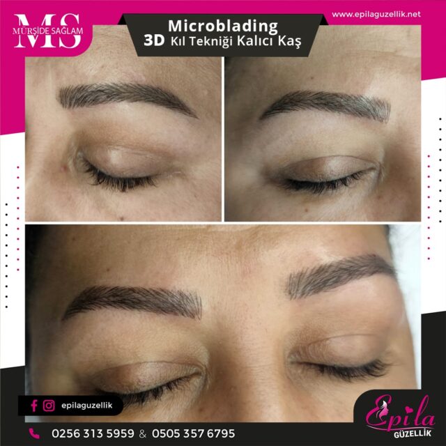 Nazilli - Microblading 3D Kıl Tekniği Kalıcı Kaş Kontürü