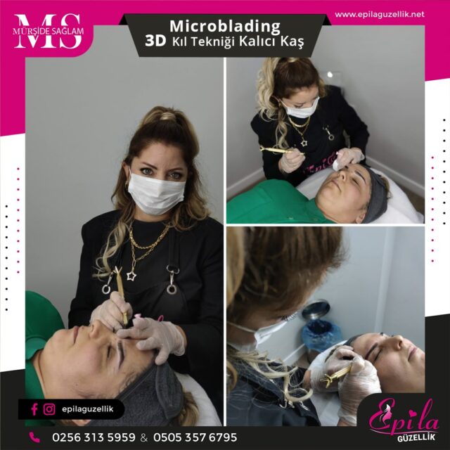 Nazilli - Microblading 3D Kıl Tekniği Kalıcı Kaş Kontürü