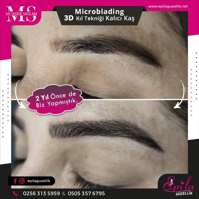 Nazilli - Microblading 3D Kıl Tekniği Kalıcı Kaş Kontürü