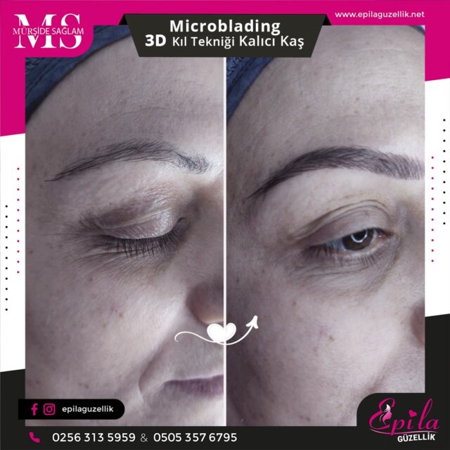 Nazilli - Microblading 3D Kıl Tekniği Kalıcı Kaş Kontürü